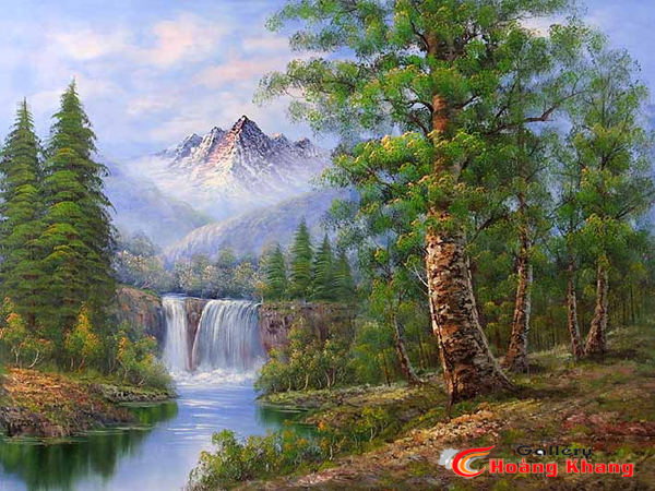 Tranh Núi - Nước - Phong Thuỷ